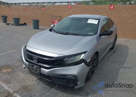 2020 Honda Civic Sport z USA, uszkodzony, nr VIN 19XFC2F8XLE211261